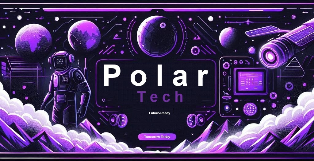 Polar Tech space graphic